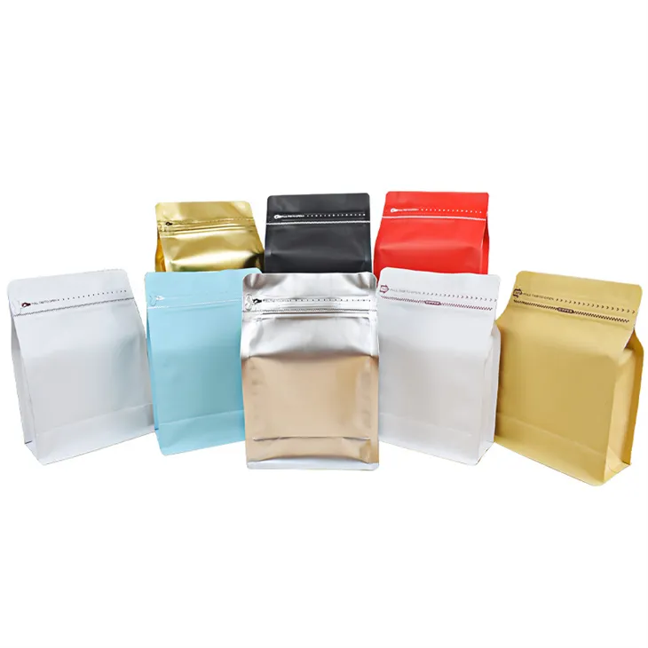 Bolsas de pie con válvula desgasificadora