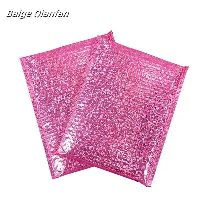 Anuncio publicitario de burbujas de polietileno biodegradable